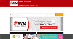 Desktop Screenshot of ifdabuyersguide.com